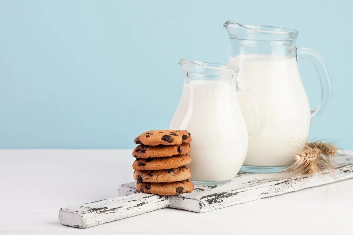 Is milk and cookies healthy 