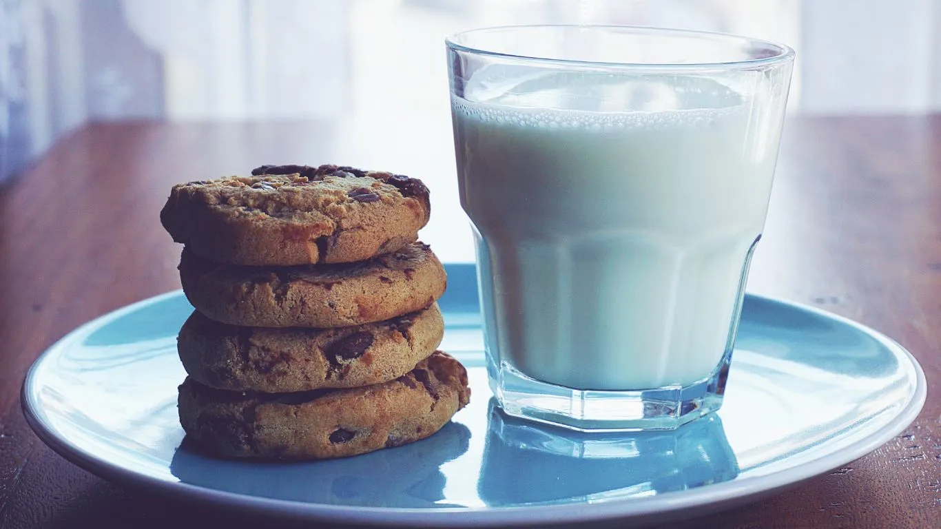 Is milk and cookies healthy