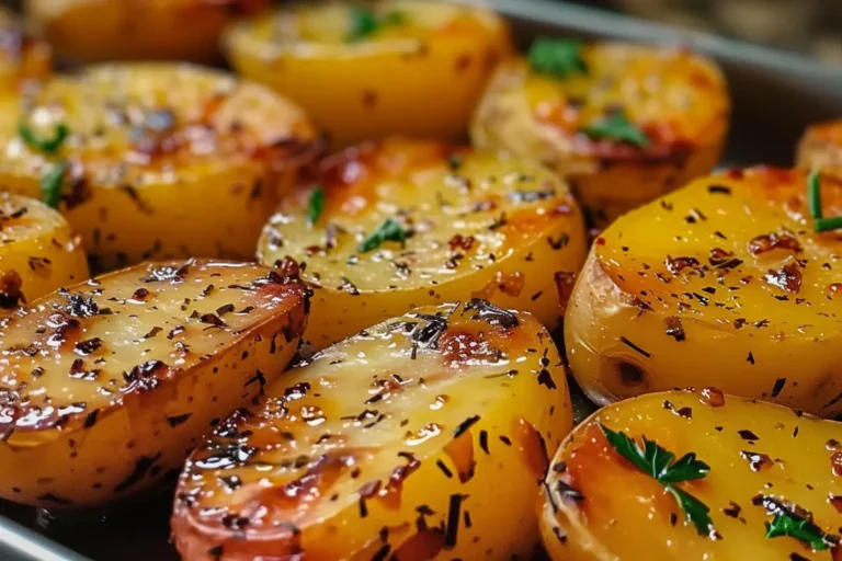 Baked Garlic Butter Potatoes