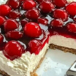 Easiest No-Bake Cherry Cheesecake ,