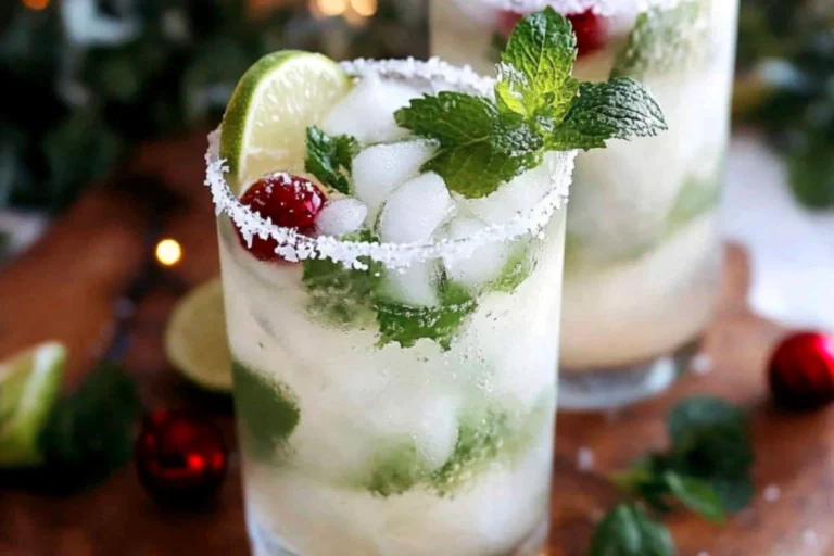 White Christmas Mojito