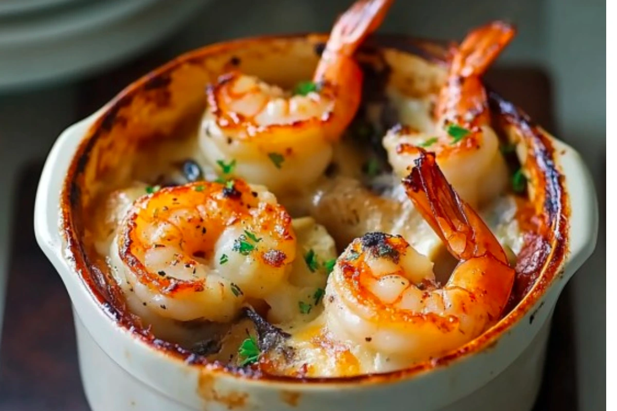 Scallop and Shrimp Casseroles