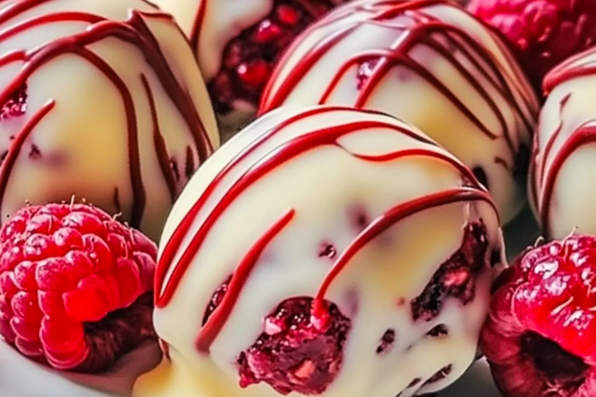 White Chocolate Raspberry Cheesecake Bites