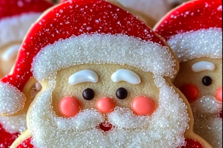 Santa Suit Decorated Christmas Cookies